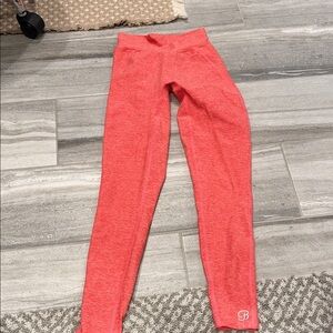 Bombshell Sportswear Coral womens scrunch Leggings